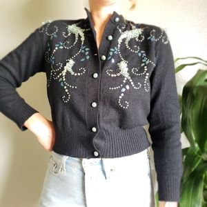 Vintage Cardigan Wool Sweater